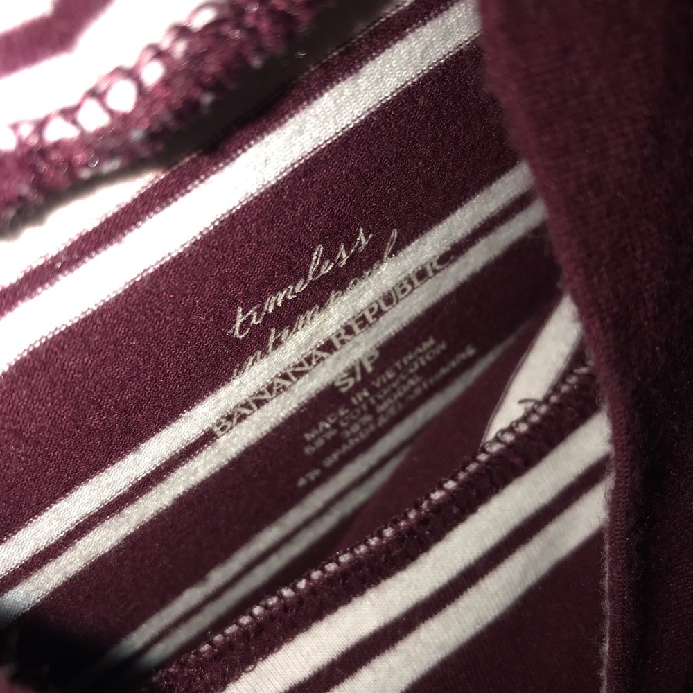 Striped Long Sleeve turtle neck